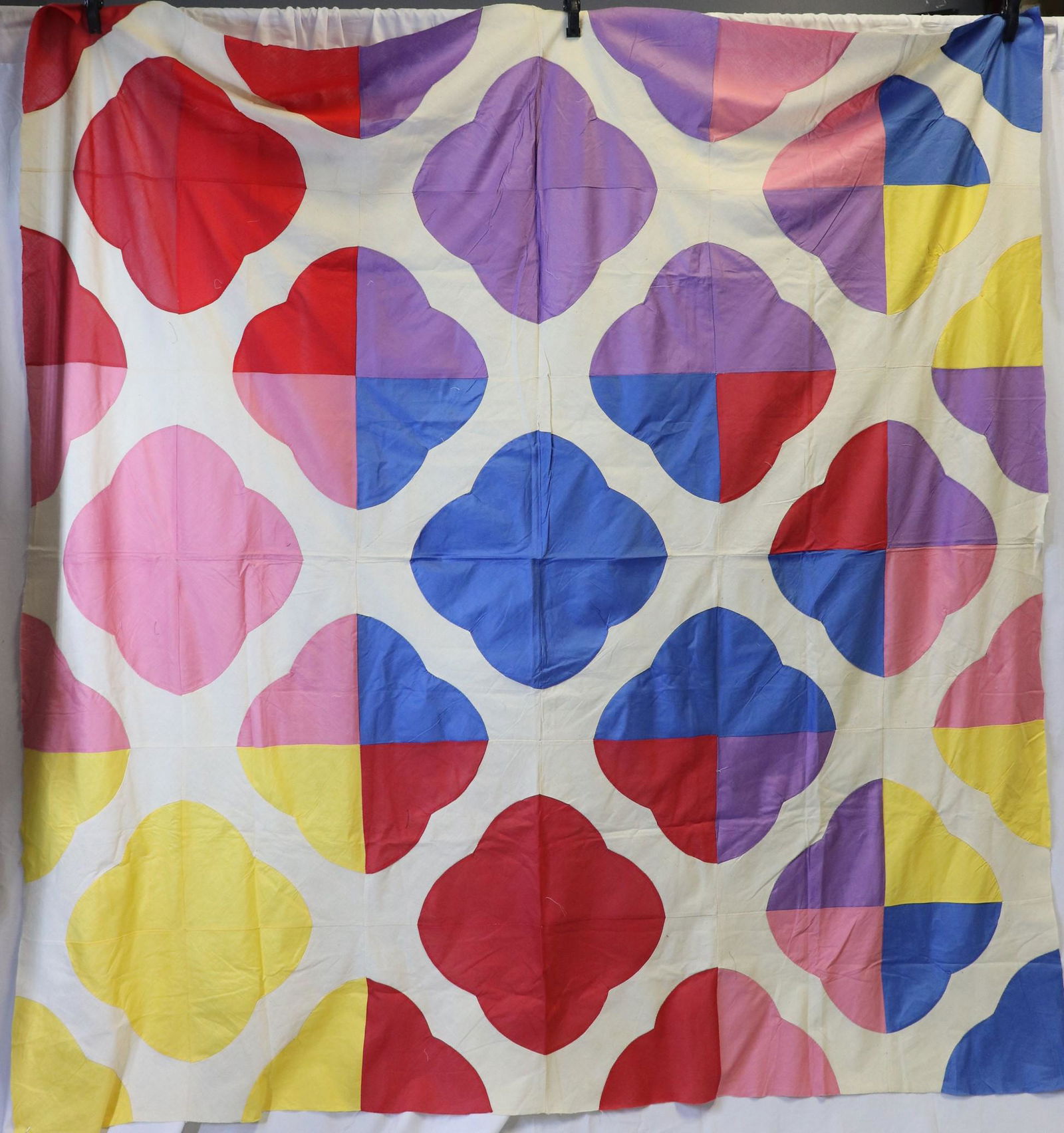 Vintage 1930's Pierrot's Pom Quilt Top (1 of 6)
