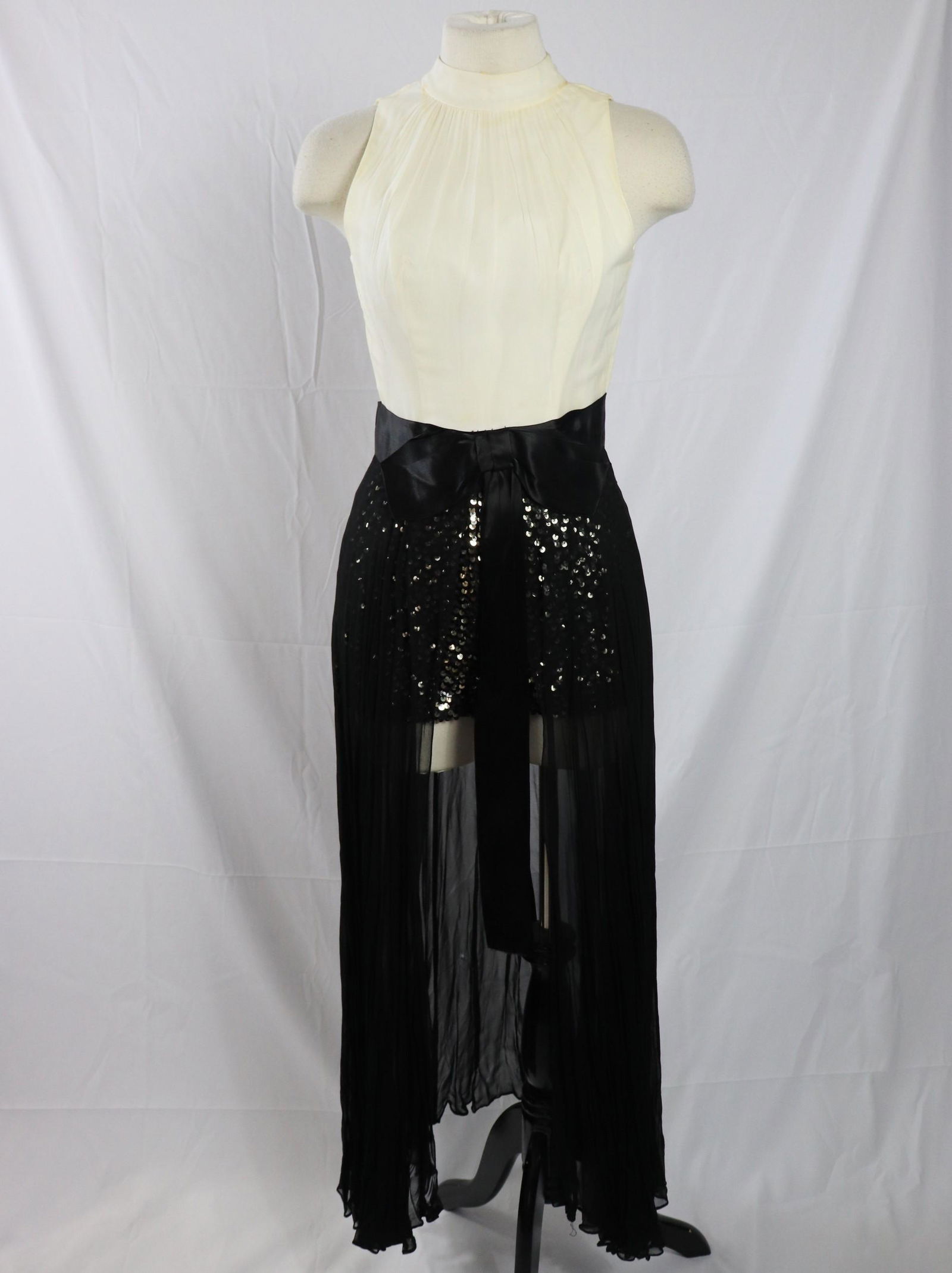 Vintage 1960's Chiffon Sequin Hot Pants Gown (1 of 20)