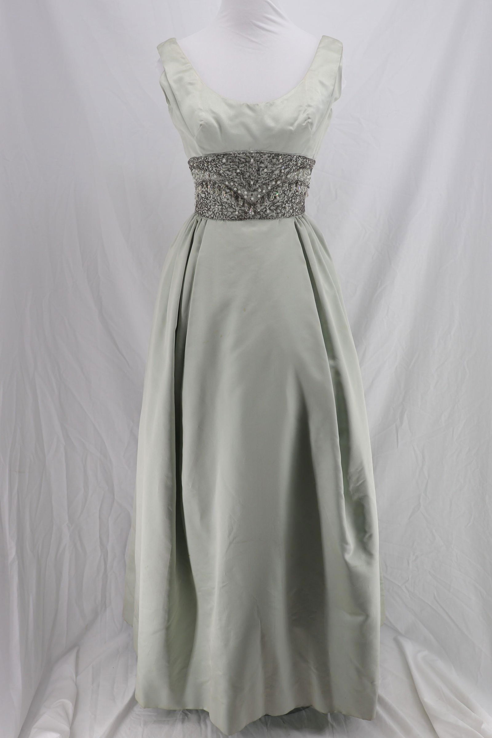 Vintage 1960's Frank Starr Original, Satin & Beaded (1 of 20)