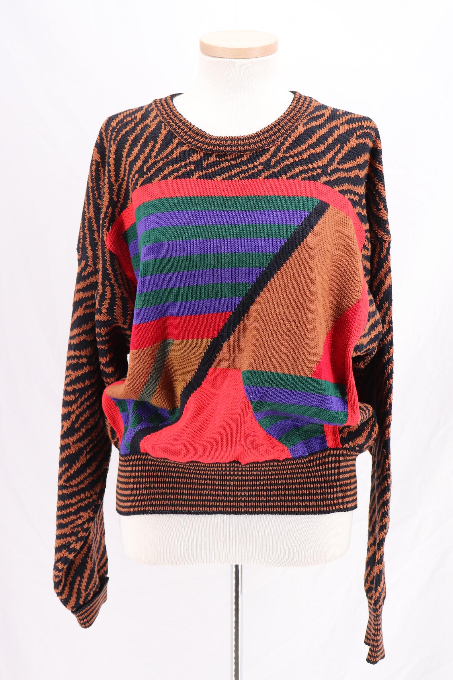 Vintage 1980's Peruvian Connection Cotton Knit Unisex (1 of 9)