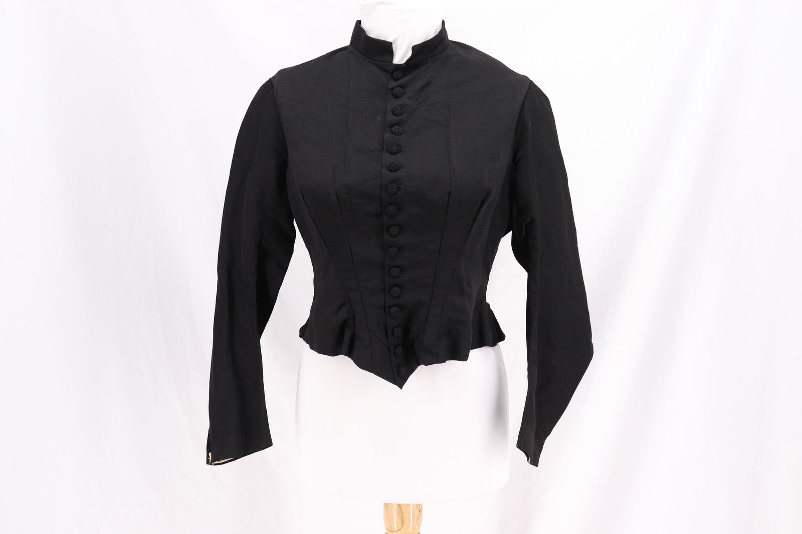 Antique Black Victorian Bodice (1 of 12)