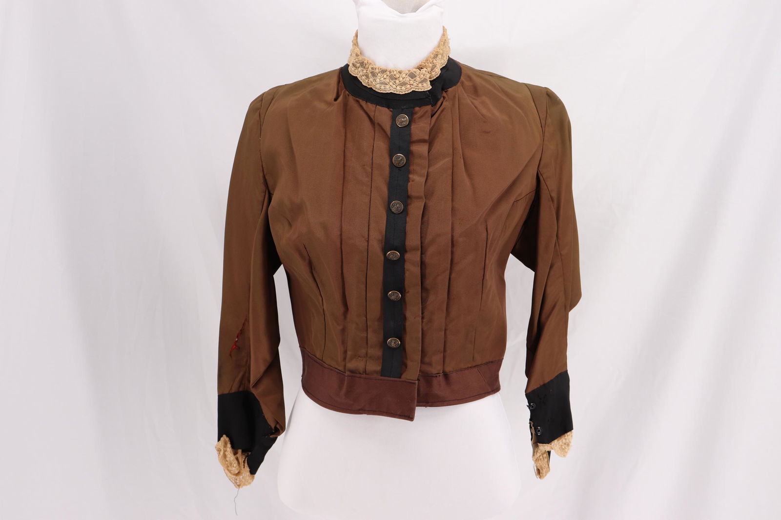 Antique Victorian Brown Bodice (1 of 16)
