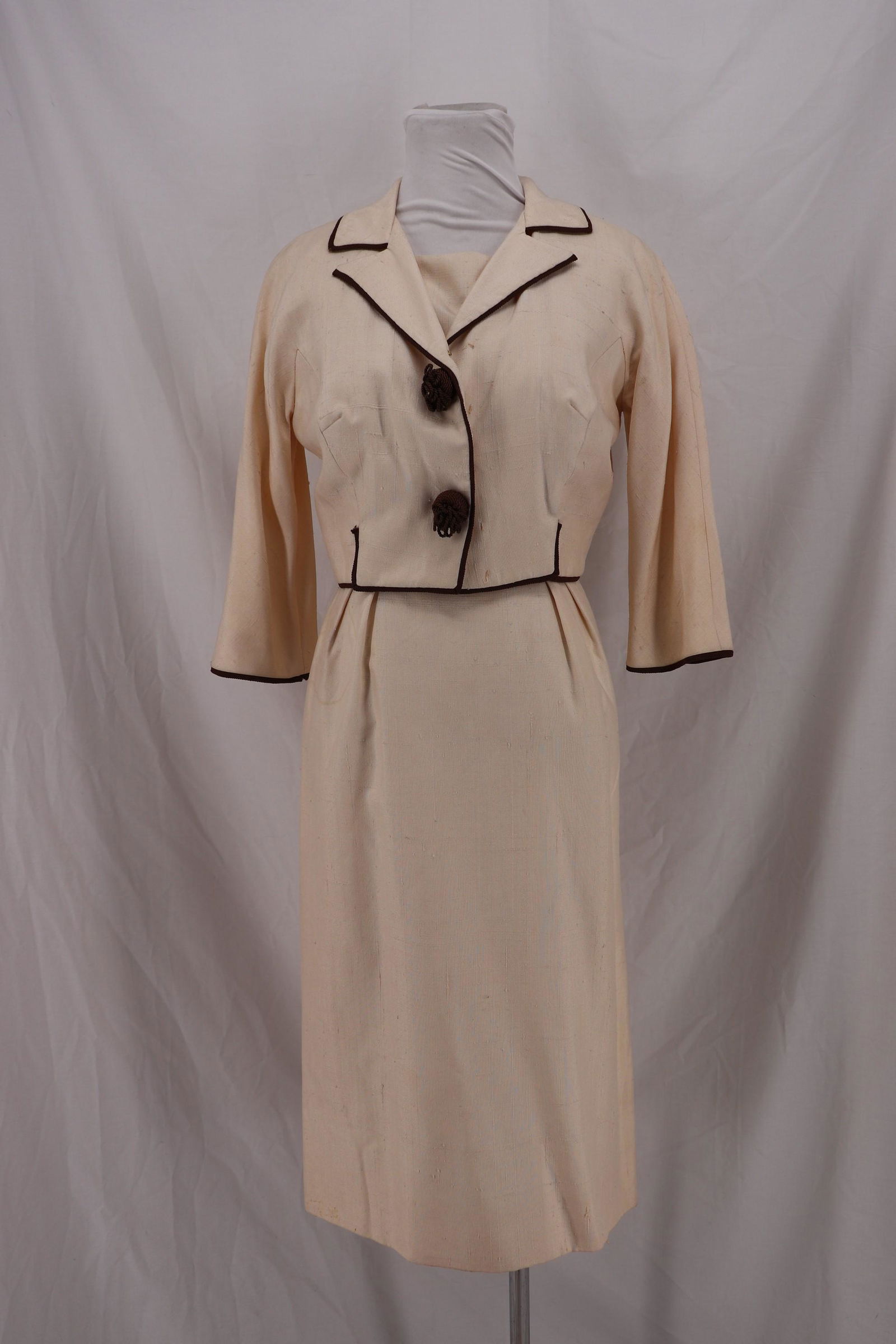 Vintage 1960's Dress & Crop Jacket Set, Meier Frank & (1 of 15)