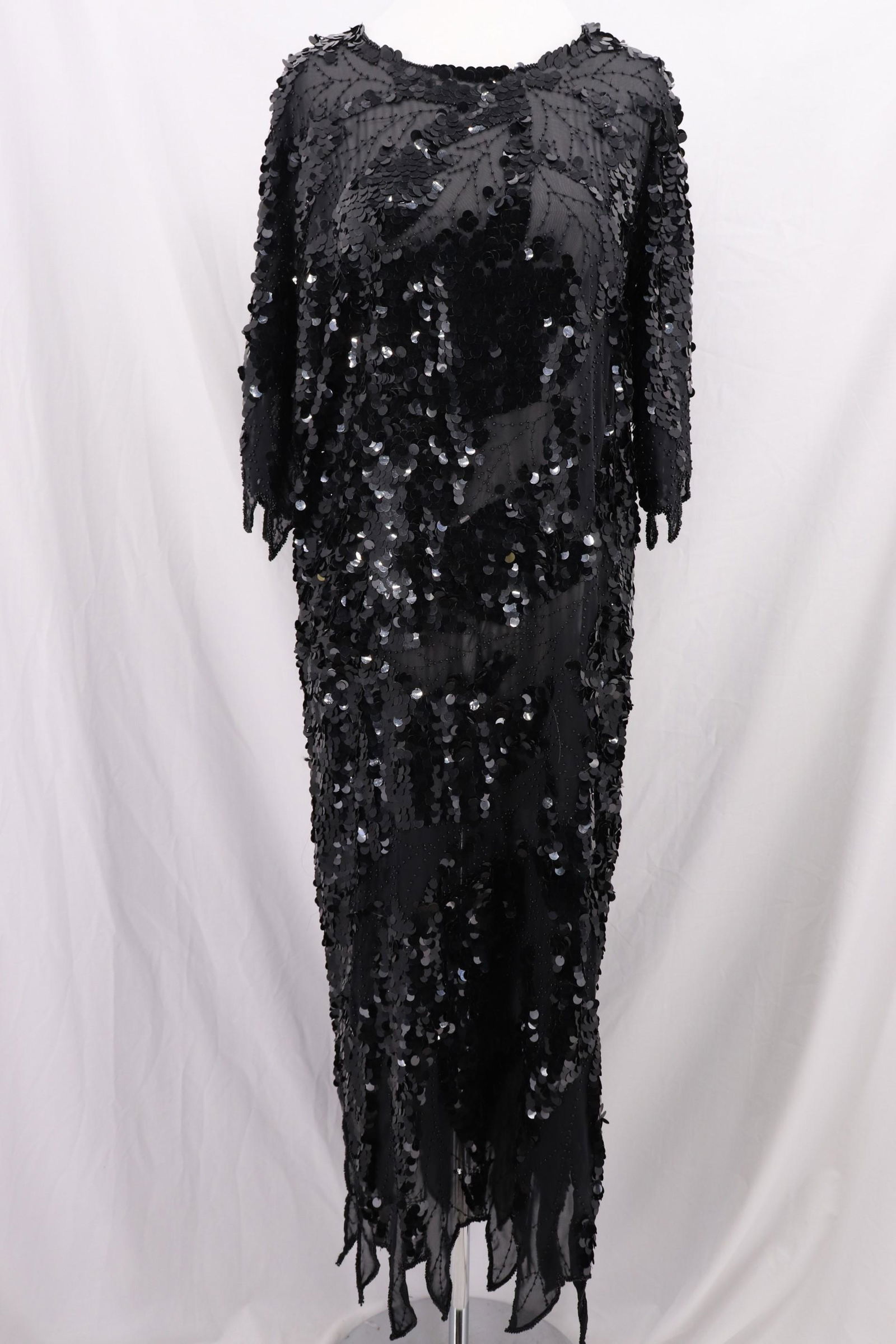 Vintage 1980's IRIS Sequence & Beaded Gown (1 of 13)