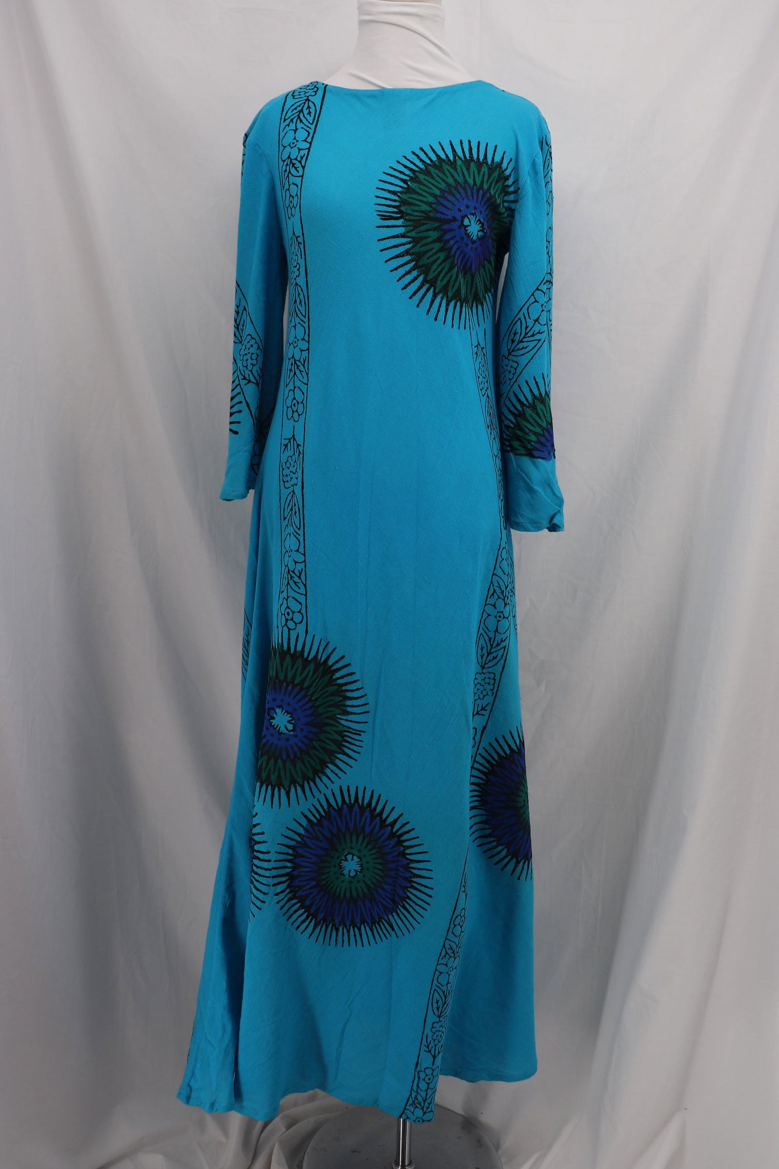 Vintage 1970's Boho Hand Painted Maxi Dress by WILD EZ (1 of 13)