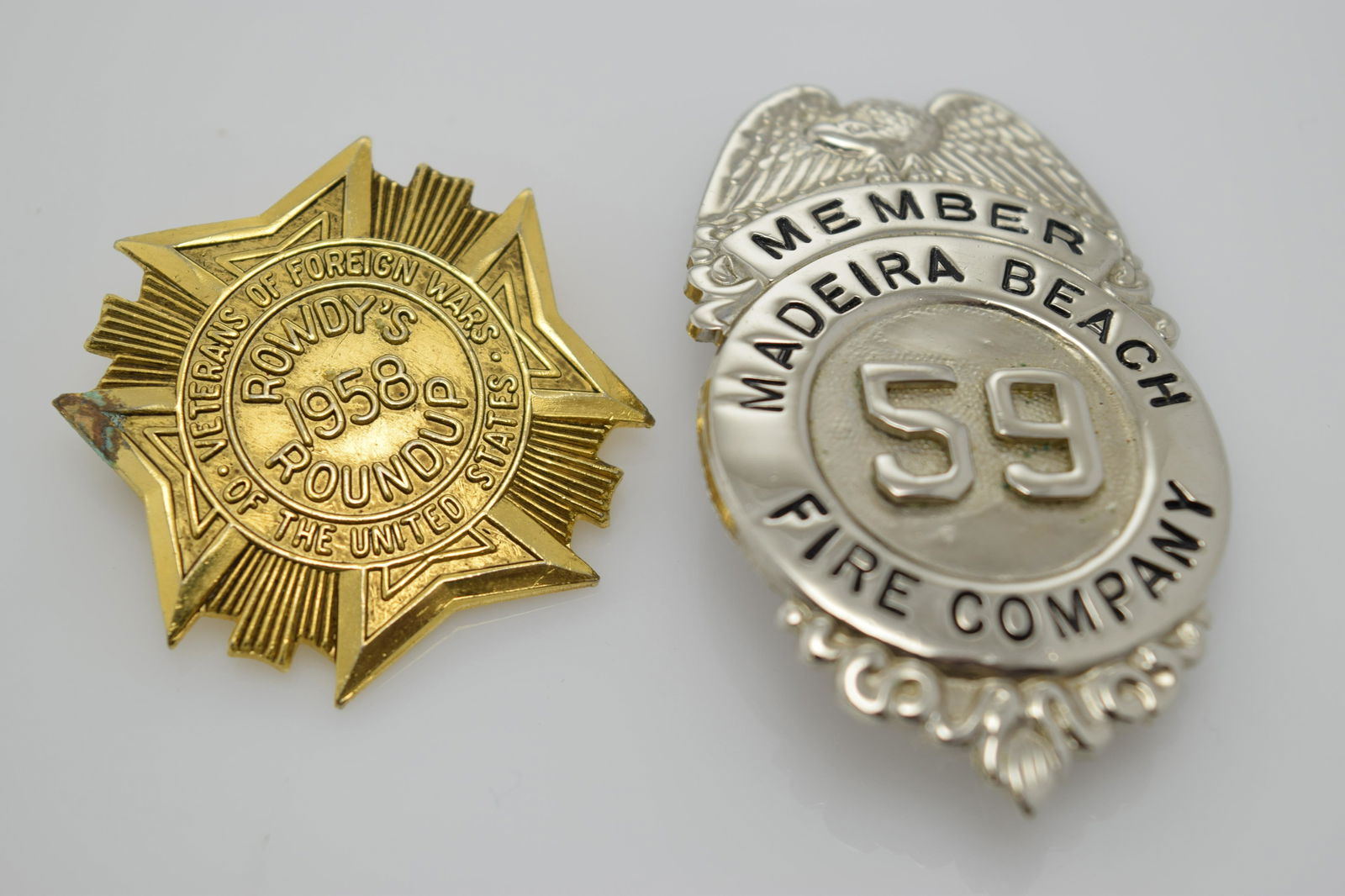 A lot of two badges. (1 of 2)