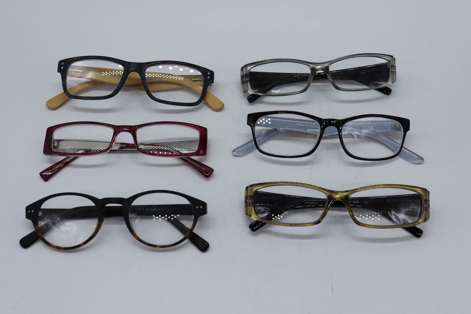 Lot of 6 Pairs Vintage Eye Glasses (1 of 6)