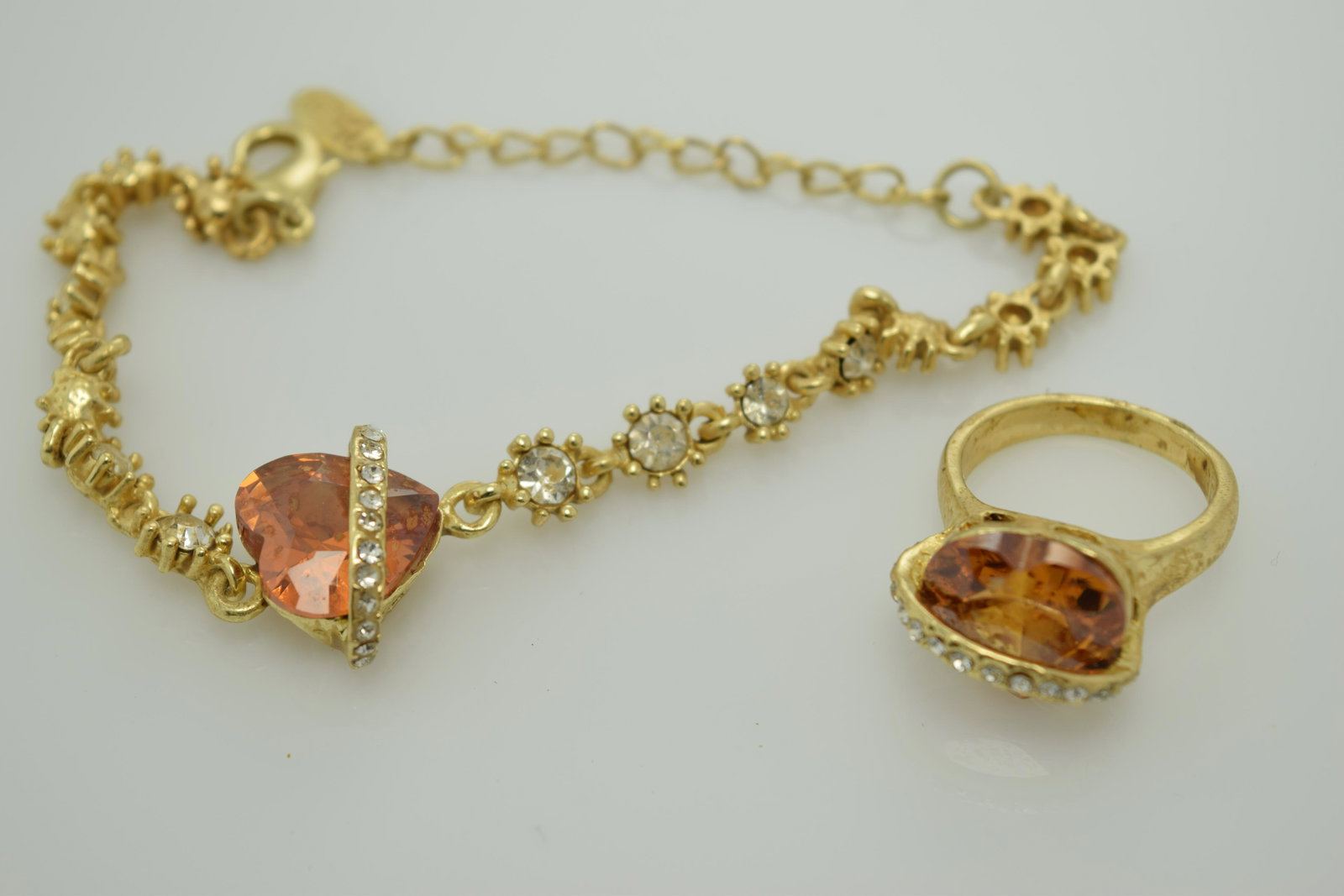 A vintage bracelet and ring set. (1 of 2)