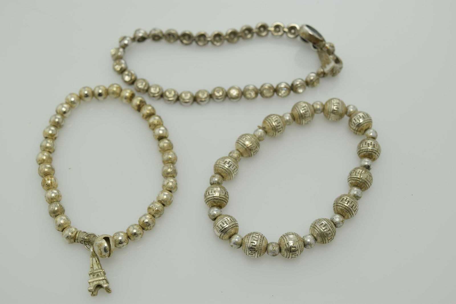 A lot of three bracelets. (1 of 2)