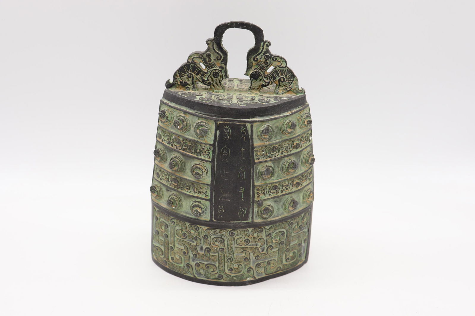 Large Bronze Chinese Bell (1 of 6)