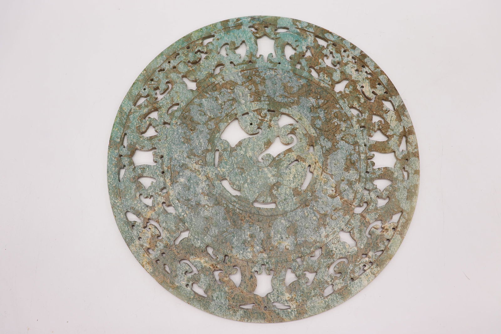 Large Chinese Carved Stone Medallion (1 of 4)