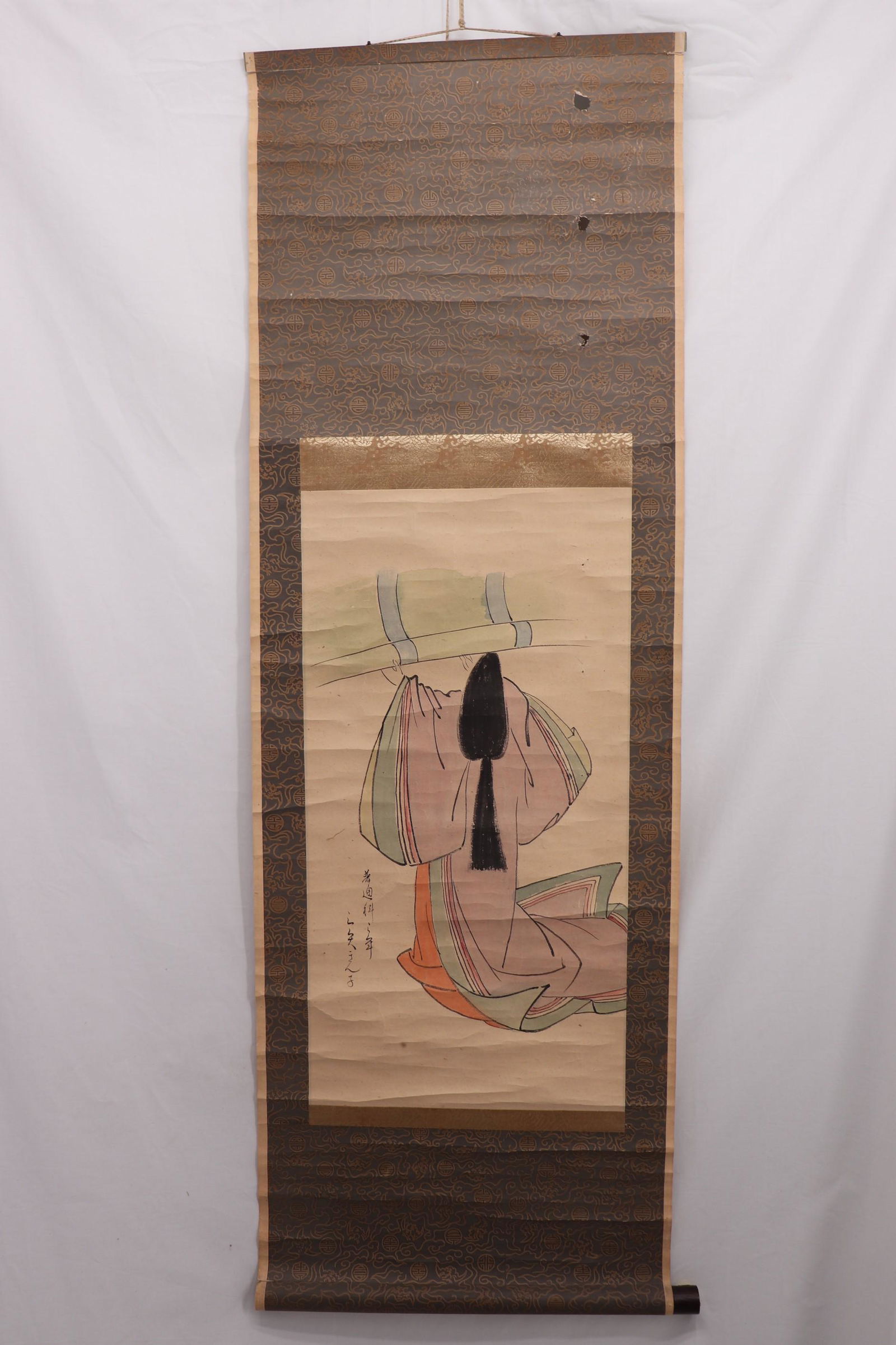 Antique 1905, Scroll, "KIM MITSUYA" Signed (1 of 13)