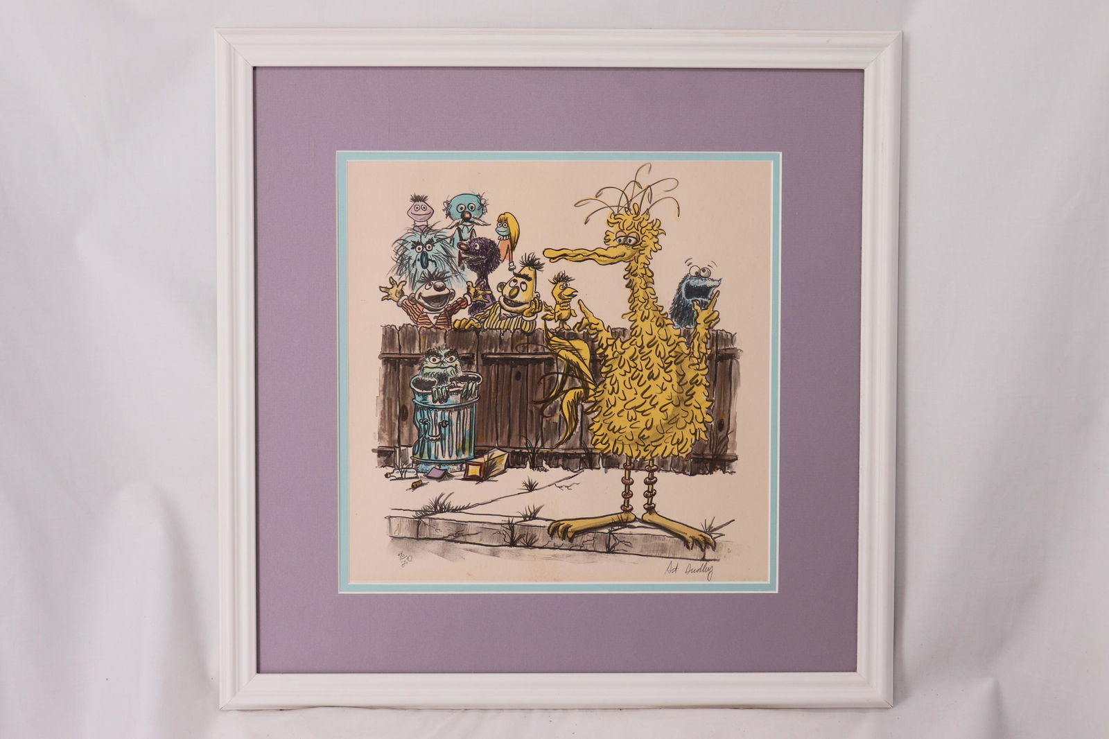 Vintage Lithograph, Sesame Street, by Art Dudley, (1 of 6)
