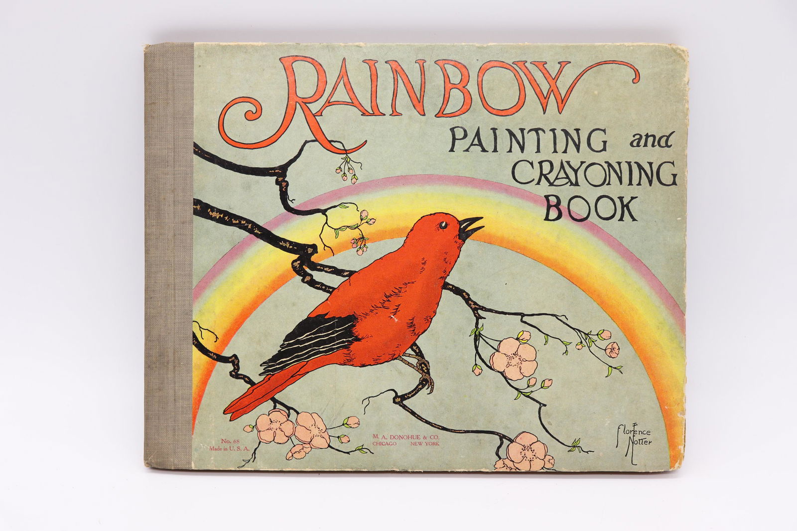 Vintage Rainbow Painting & Coloring Book (1 of 7)