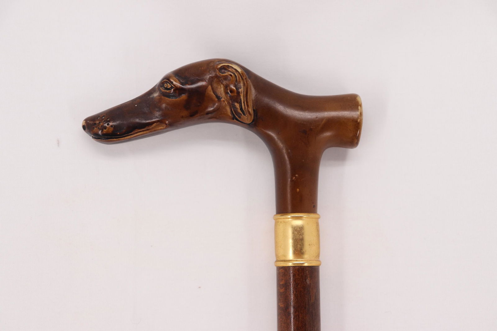 Vintage Cane with Dog Head Handle (1 of 5)