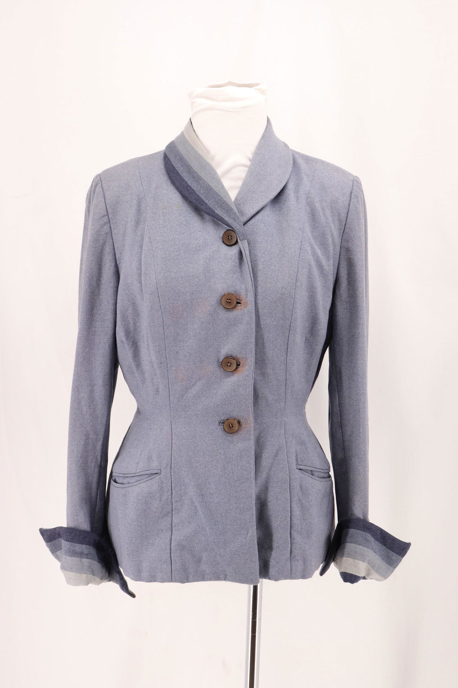 Vintage 1940's Wool Knit Ladies Suit Jacket (1 of 7)
