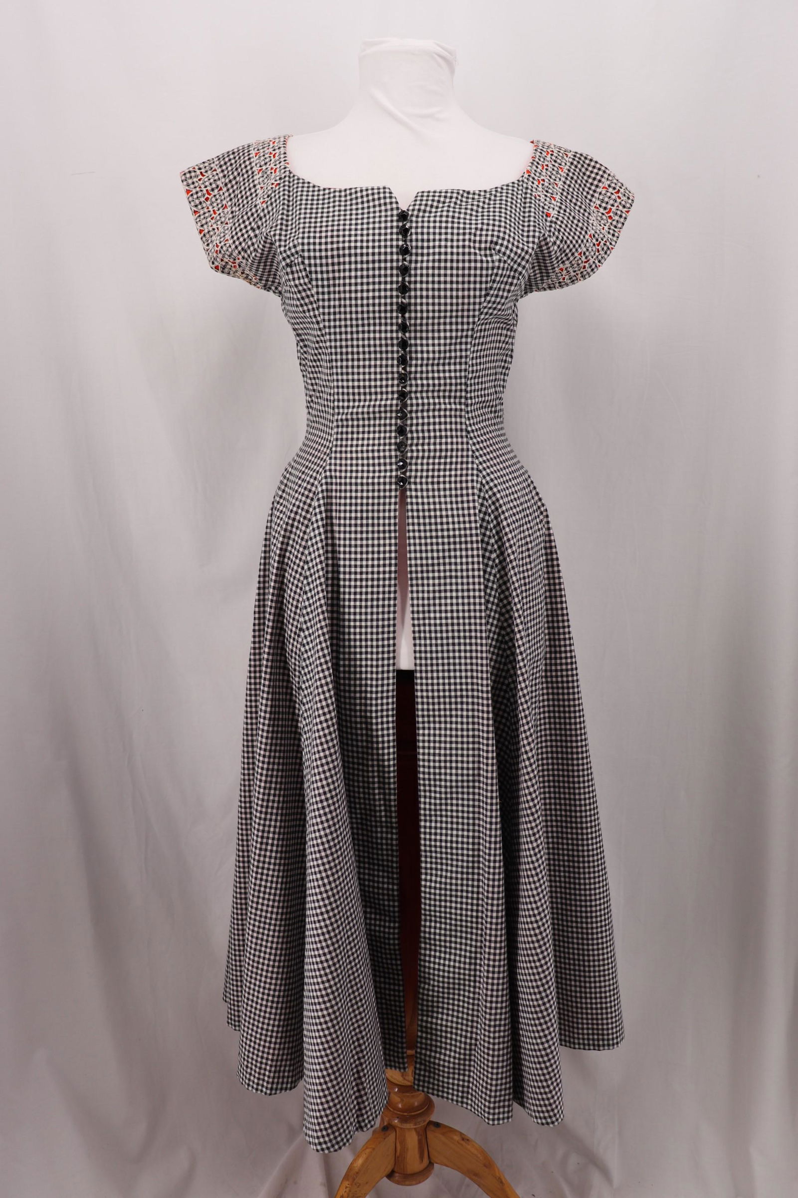 Vintage 1950's Marion McCoy Original Gingham Dress (1 of 10)