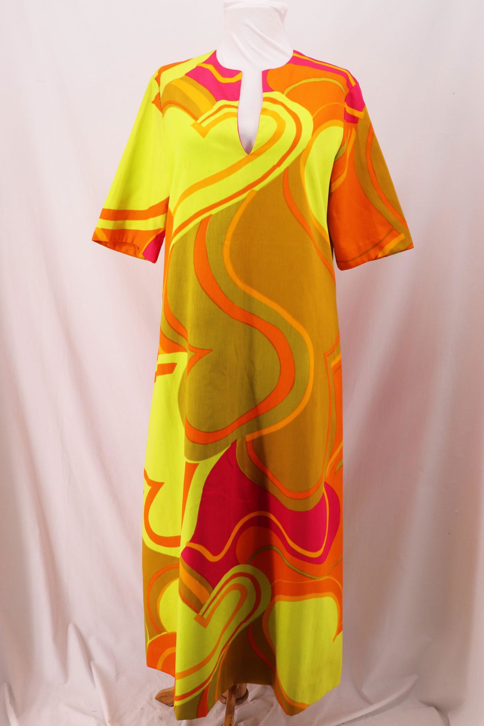 Vintage 1960's Marimekko Style Pop Art Maxi Dress (1 of 12)