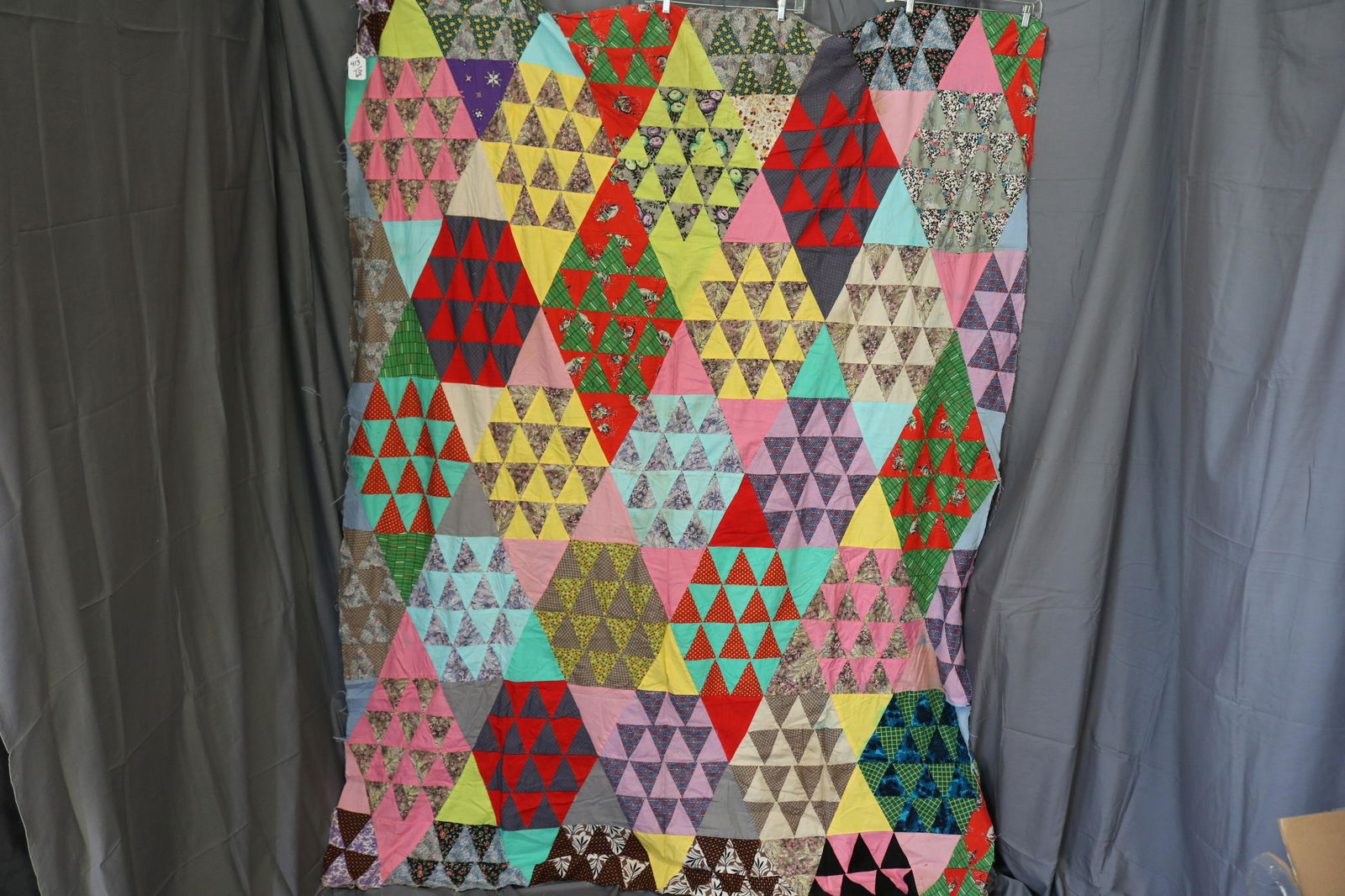 Vintage 1950's Ocean Wave Quilt Top (1 of 7)