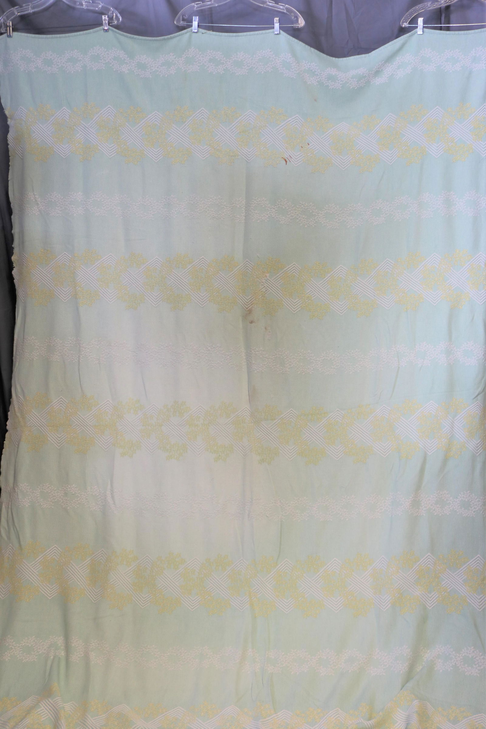 Vintage Bates Blanket, Green & yellow (1 of 5)