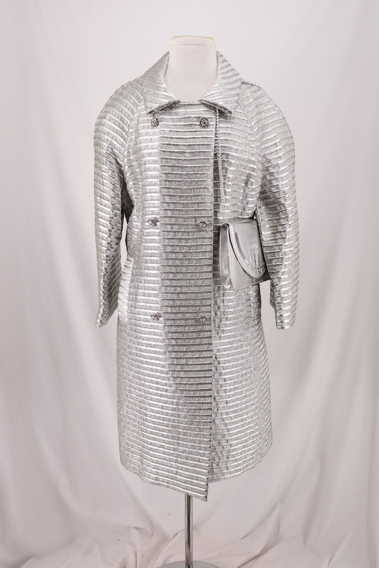 Vintage 1960 Metallic Tinsel Lurex Coat (1 of 14)