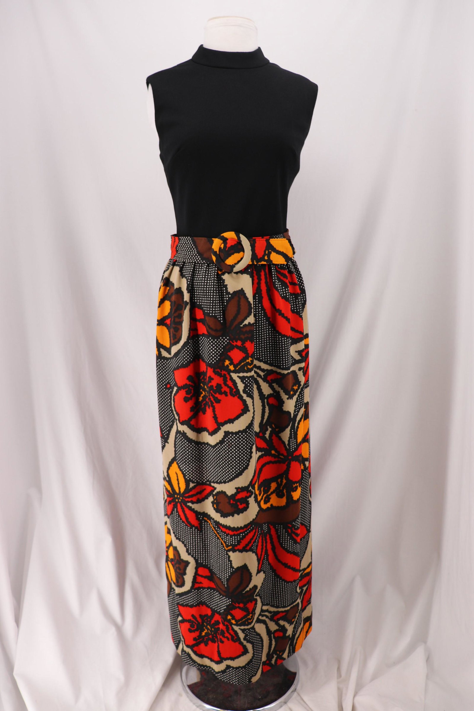 Vintage 1970's Floral Maxi Dress (1 of 11)
