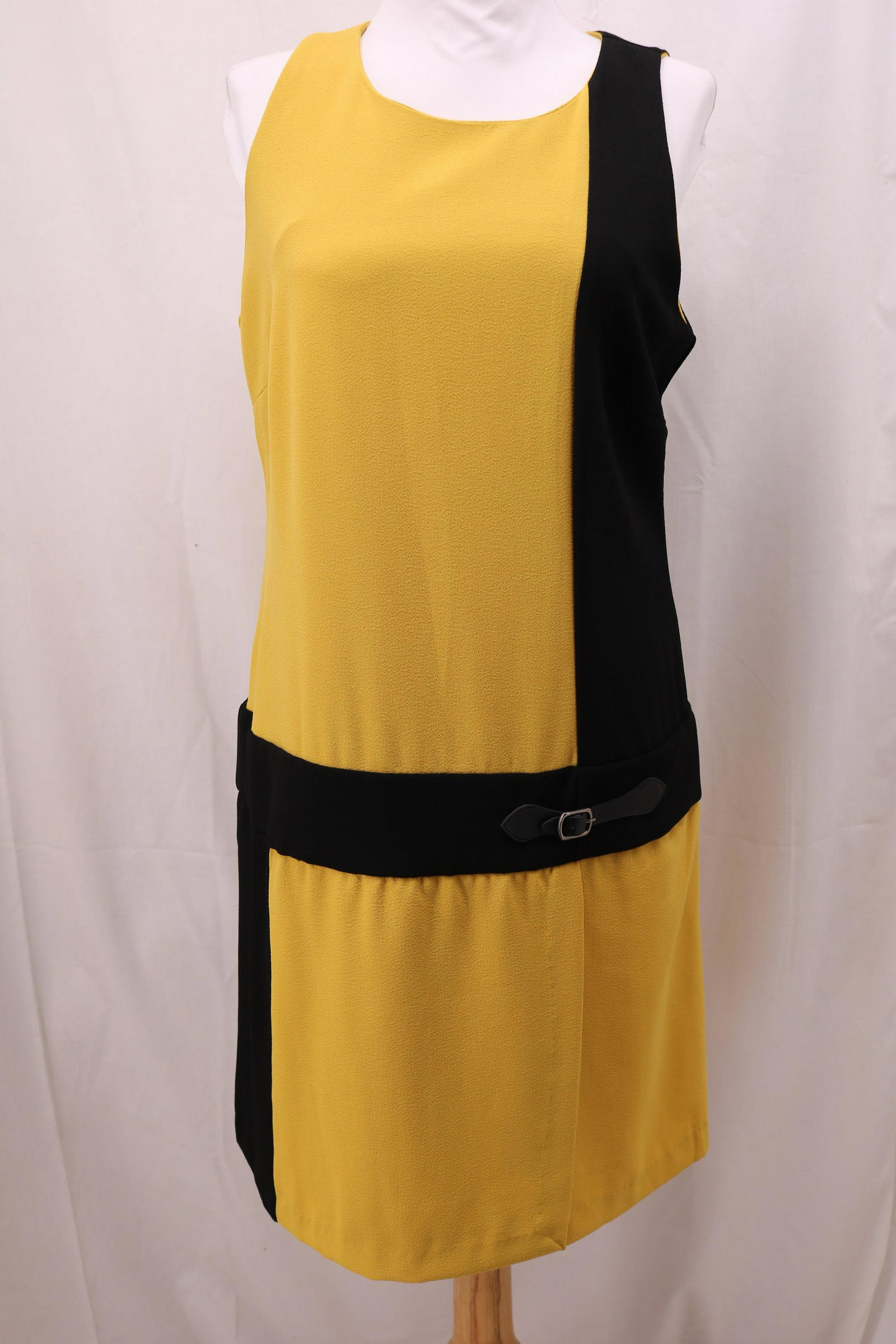 Vintage 1990's ABS Silver label, Color Block Drop Waist (1 of 6)