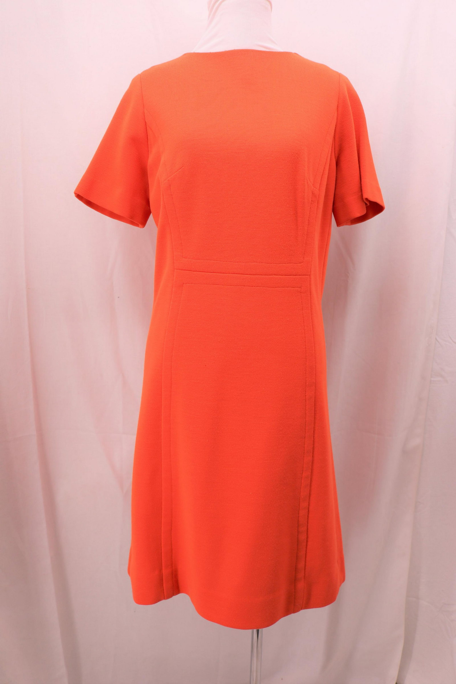 Vintage 1960's Heavy Cotton Knit Shift Dress (1 of 4)