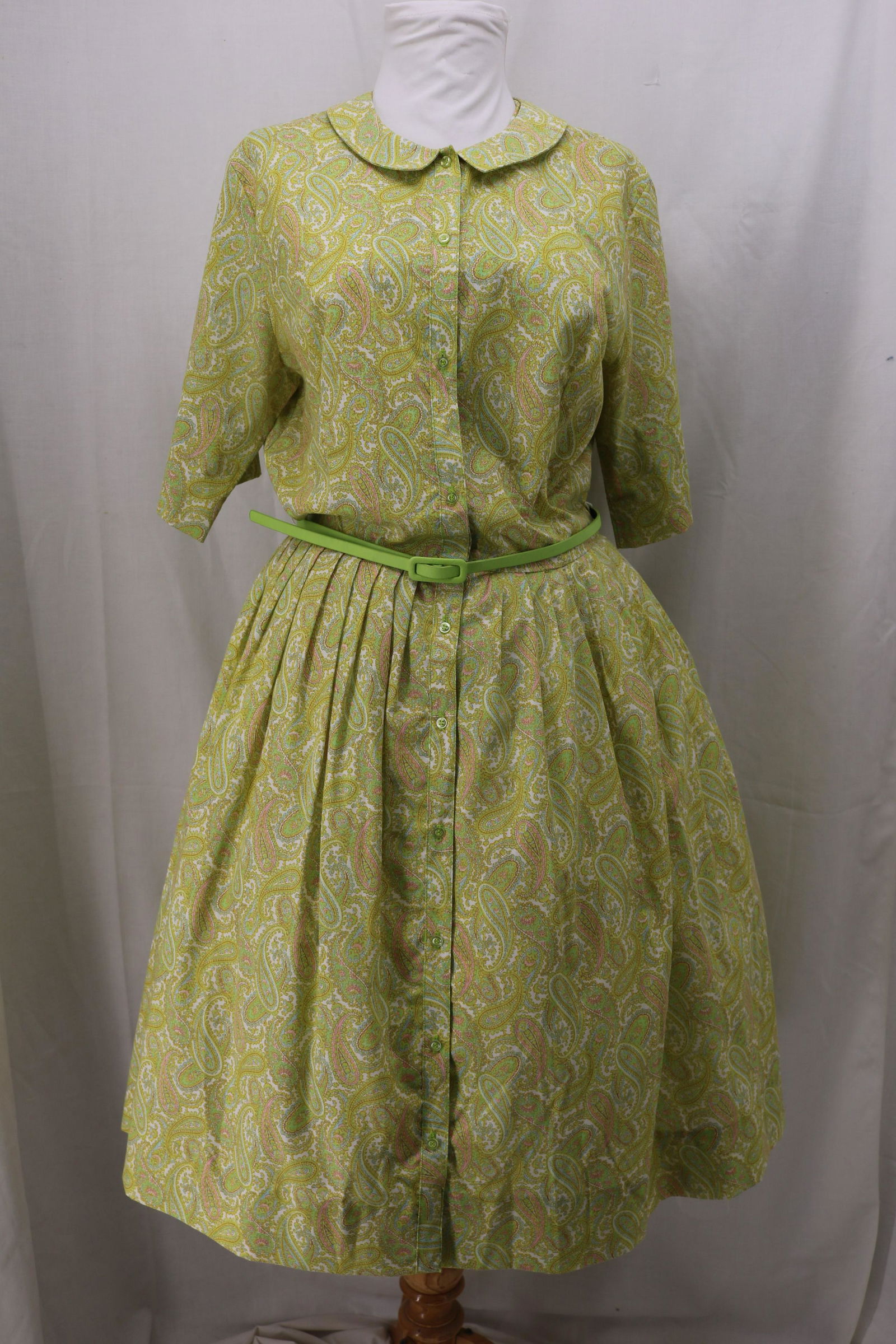 Vintage 1950's Lady Bird Classics Shirt Waist Cotton (1 of 5)