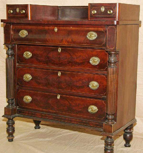 16 18401850 Mahogany Empire Dresser