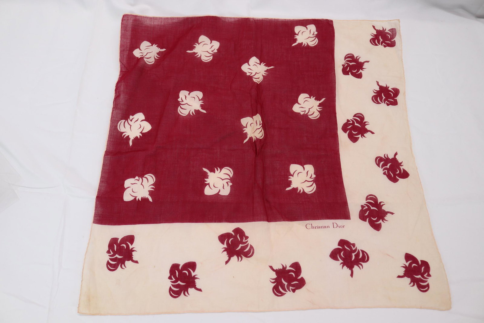 Vintage Christian Dior Handkerchief: see photos.