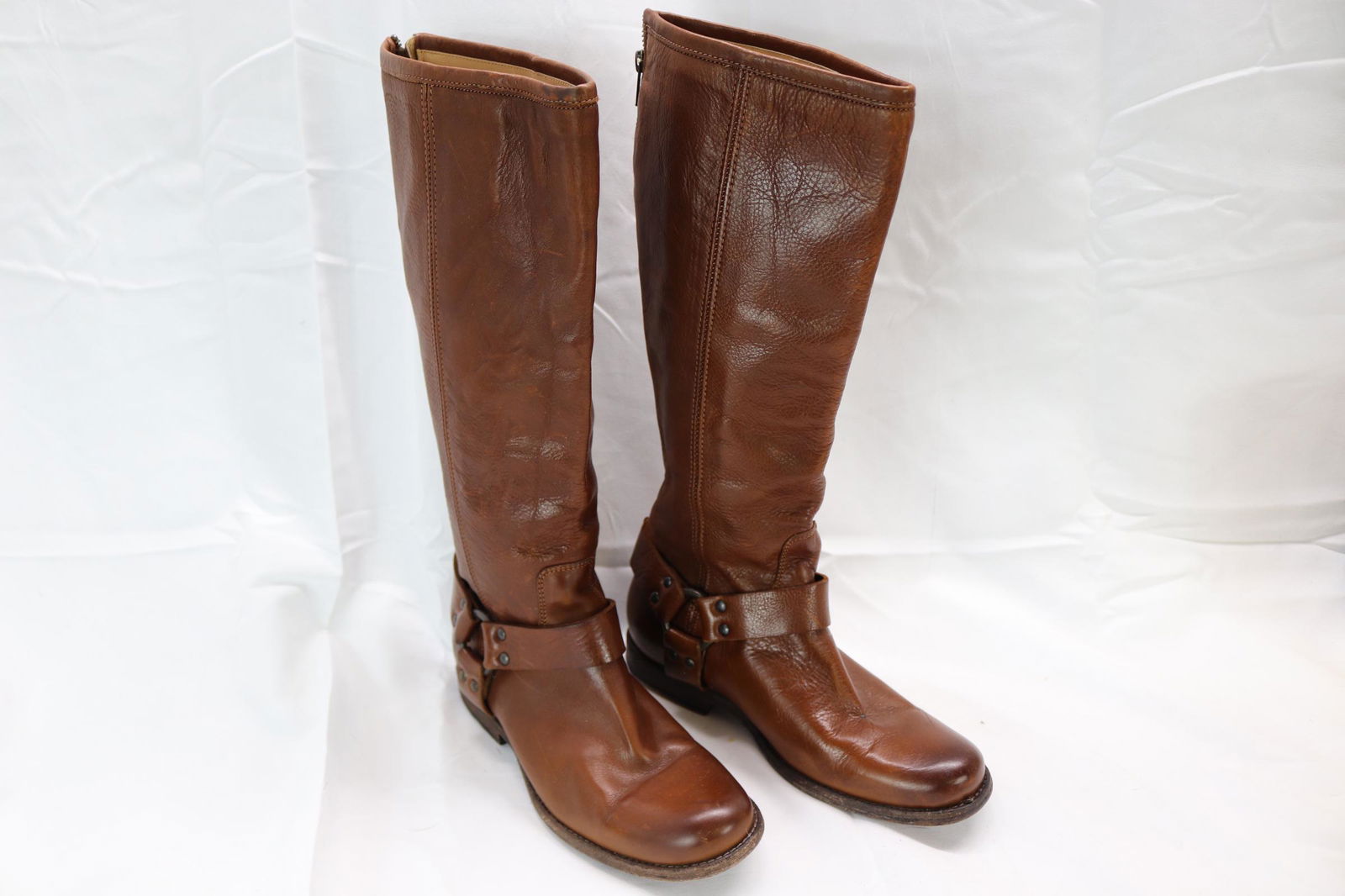 Vintage FRYE Brown Leather Boots Size 7.5 (1 of 7)