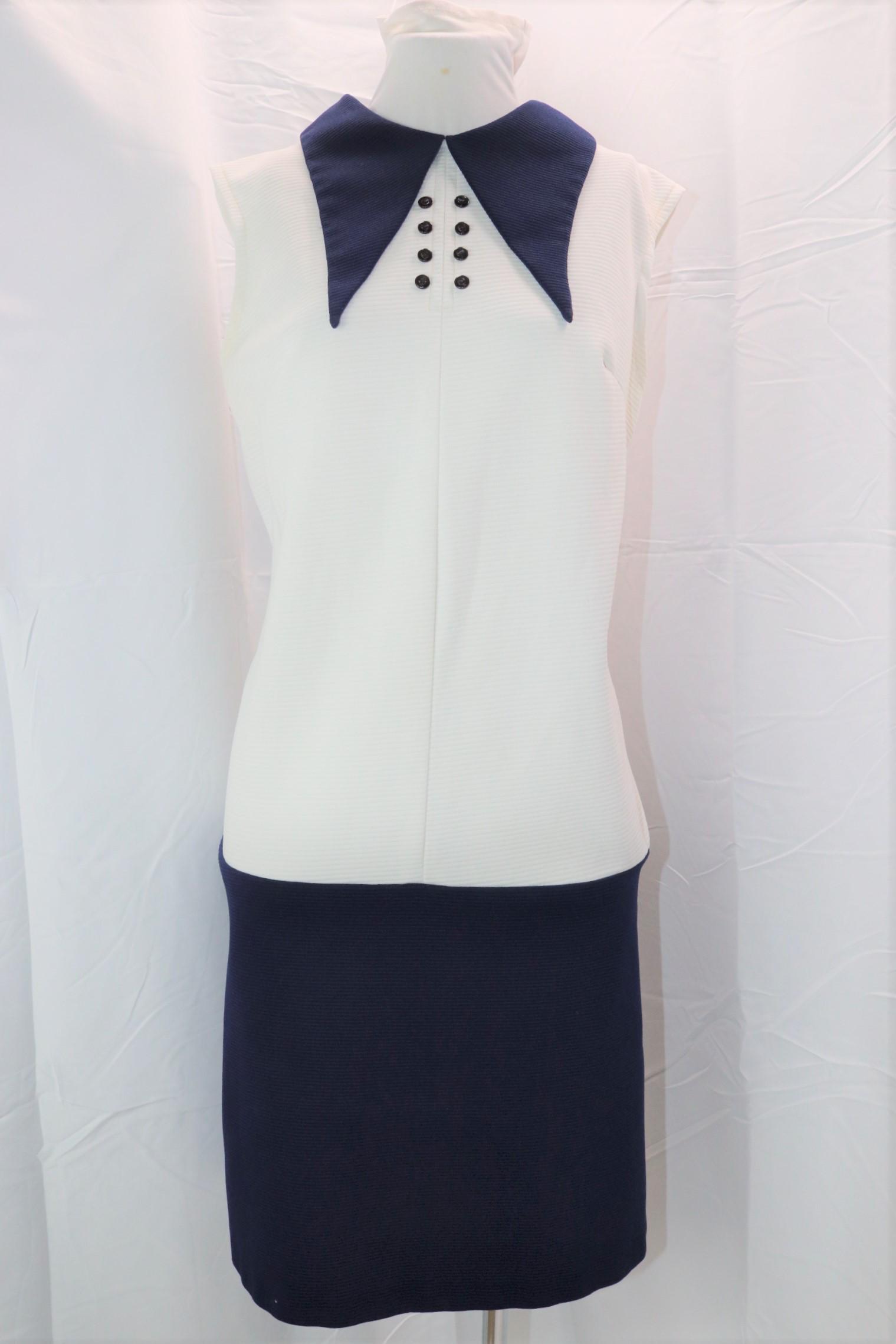 Vintage 1960's Nautical Shift Dress (1 of 6)