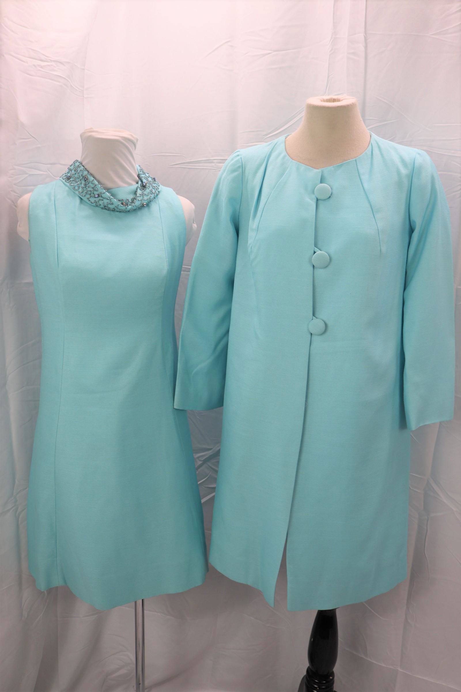 Vintage 1960's An Original Jr Theme New York Shift Dress & Jacket Set (1 of 8)