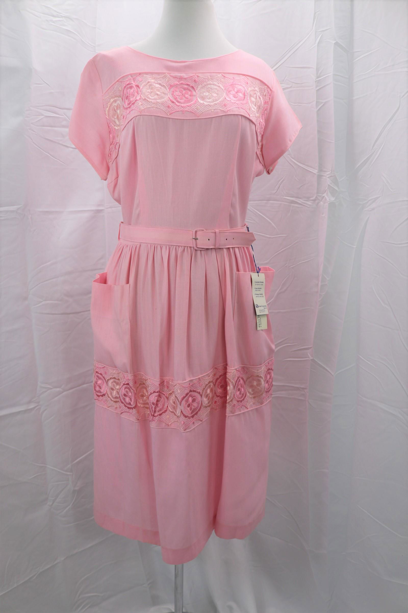 Vintage 1950's Patti Greene Dress With Floral Embroidery Detail (1 of 9)