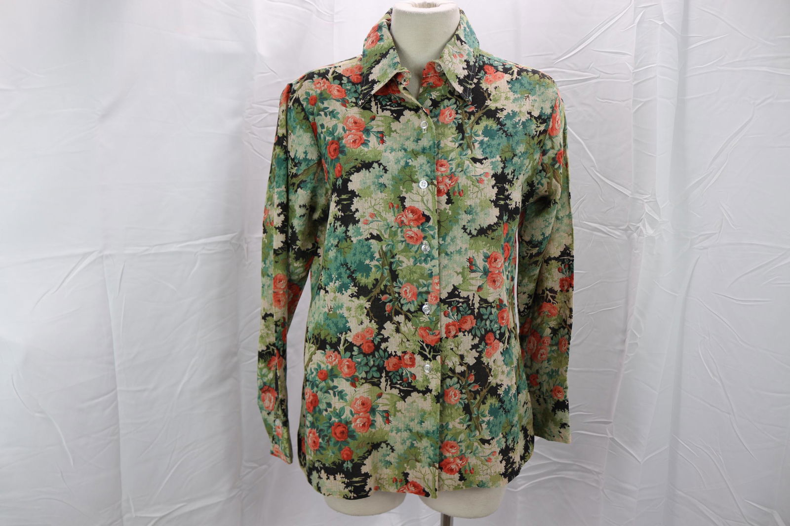 Vintage 1970's Floral Button-Up Shirt (1 of 5)