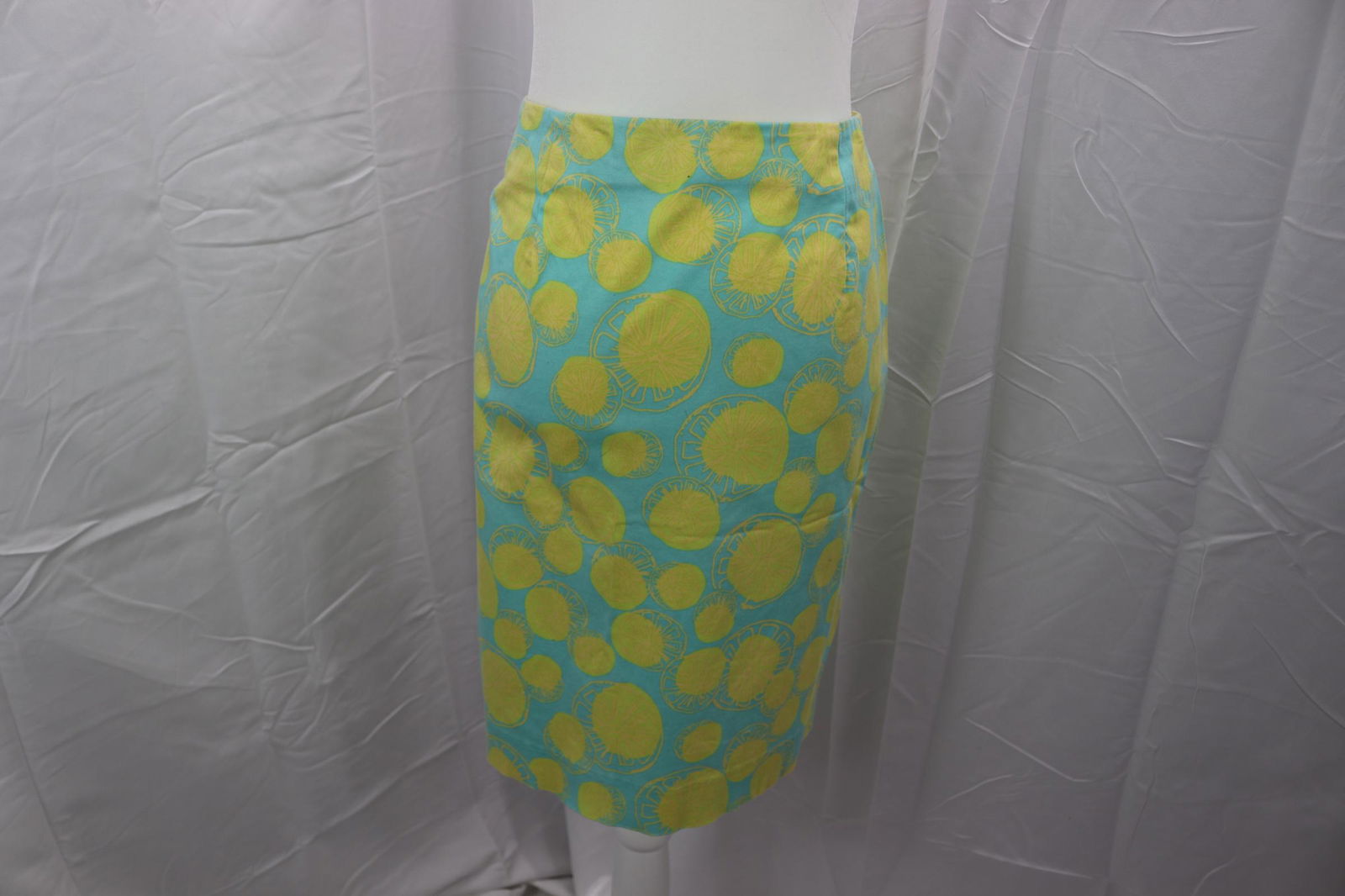 Vintage David Brooks Lemon Print Skirt (1 of 5)