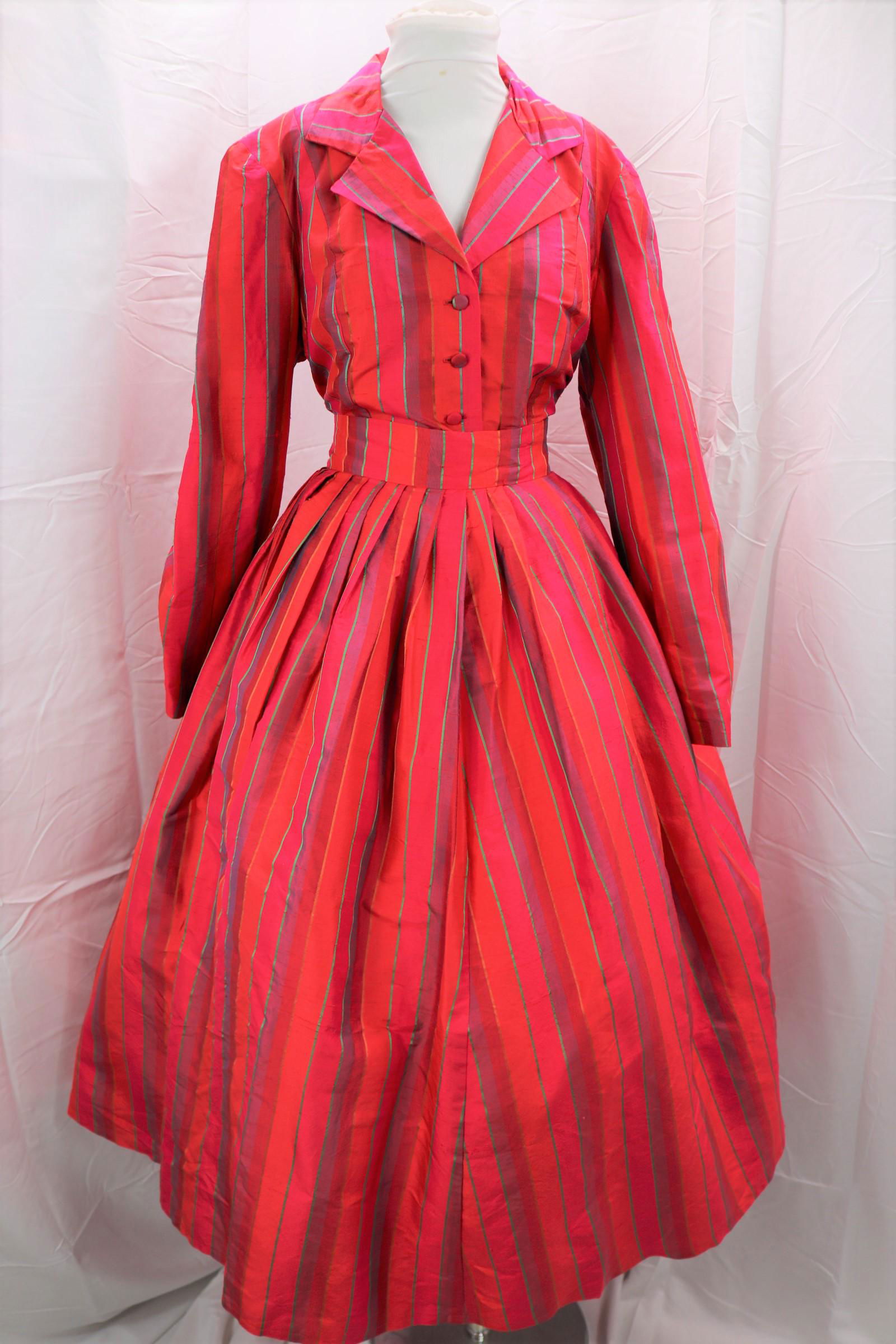 Vintage 1980's Monsoon Silk Skirt & Blouse Set (1 of 5)