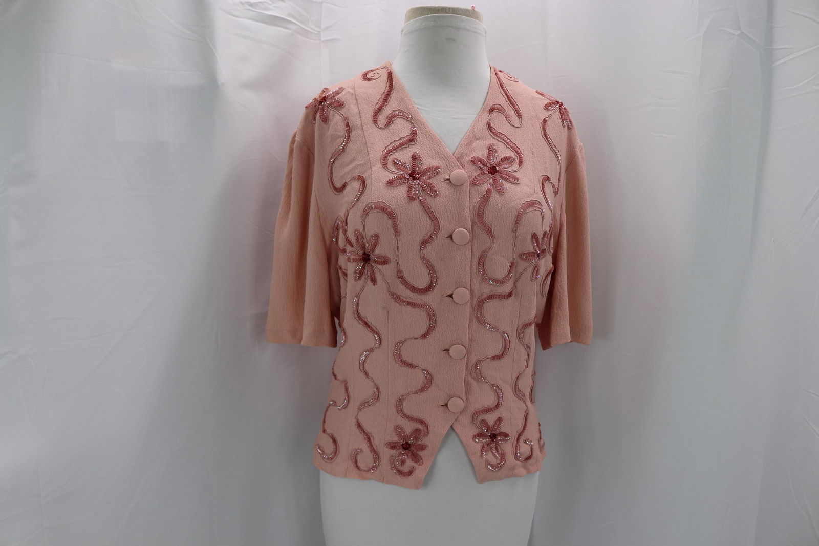 Vintage 1940's C. Crawford Hollidge Sequined Top (1 of 10)