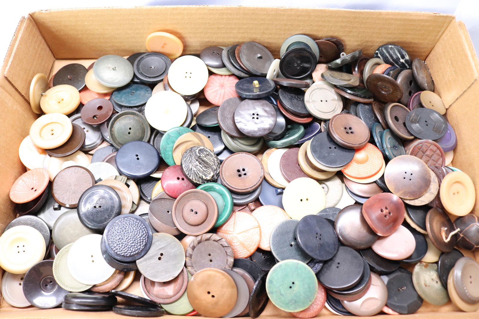 Large Lot of Vintage X-Large Buttons (1 of 6)