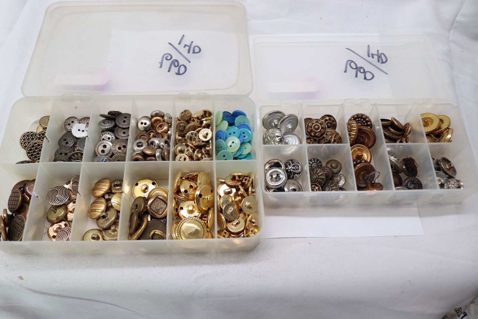 Lot of Vintage Button Sets, Metal (1 of 7)