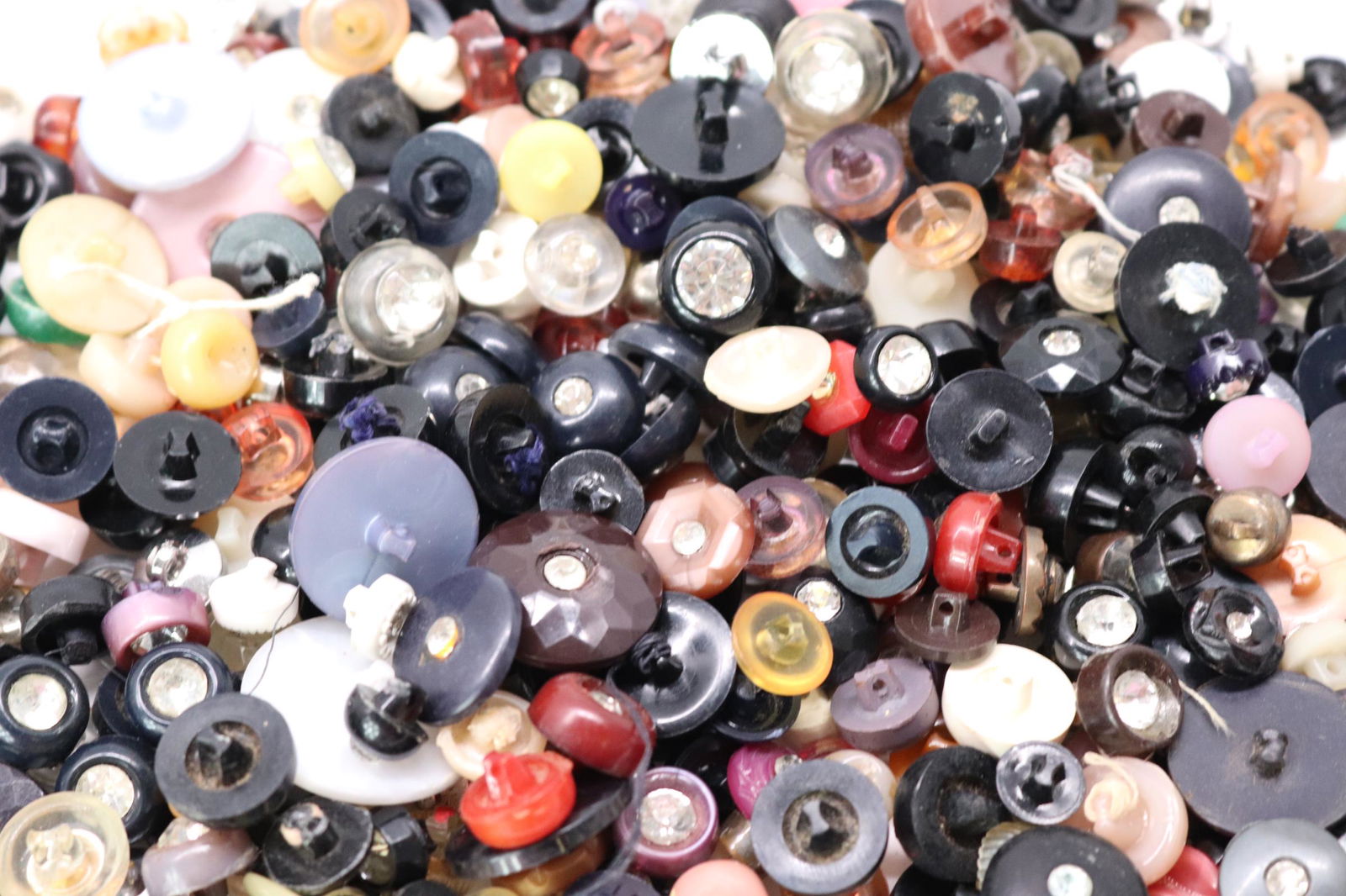 Lot of Vintage Rhinestone Buttons (1 of 4)