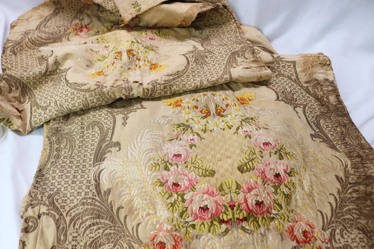 Early French Silk Brocade Curtain Panels Aug 15, 2022 Denise Ryan
