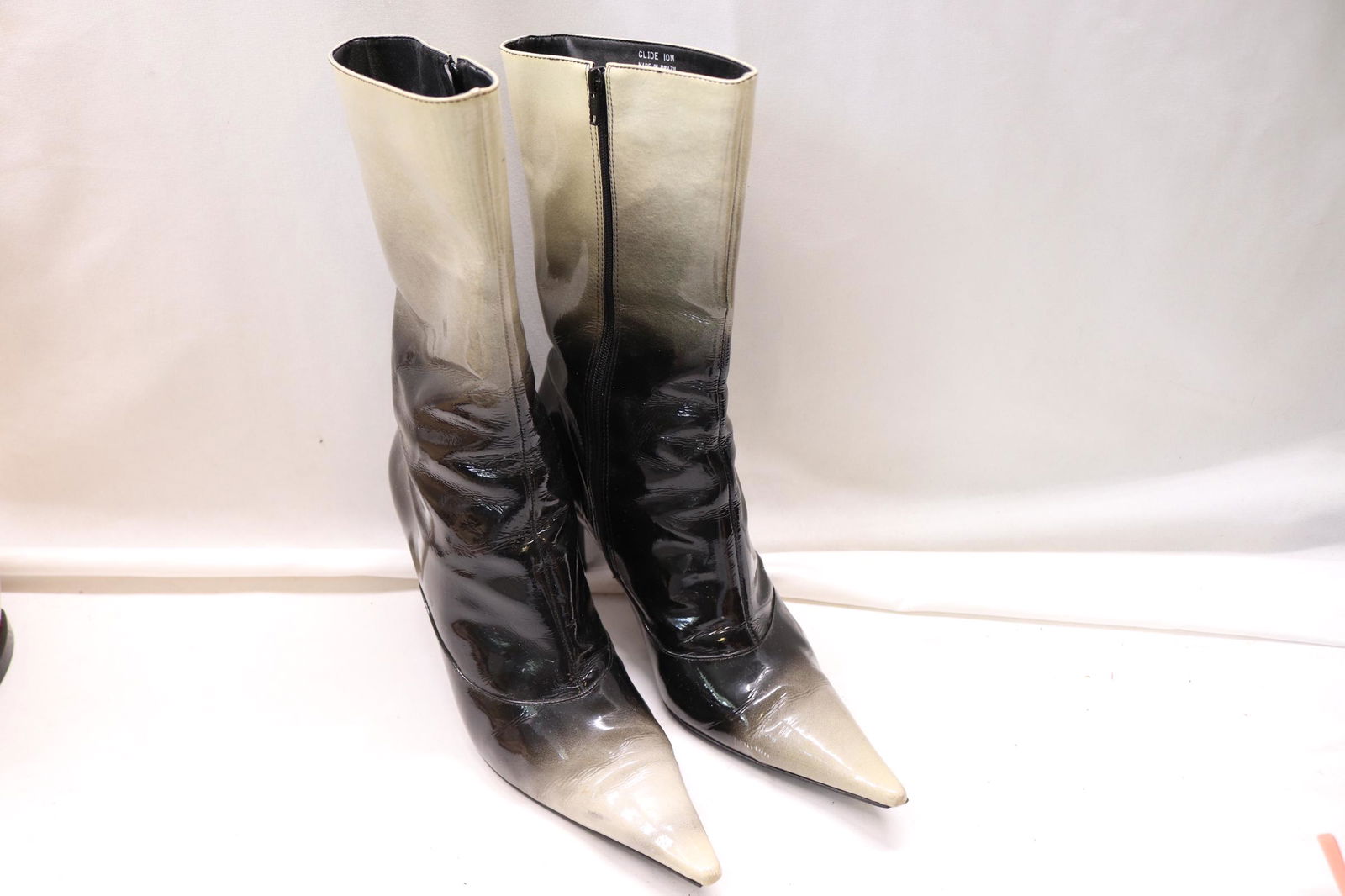 Vintage 1980's Spike Heel Boots by Carlos, Brazil (1 of 9)