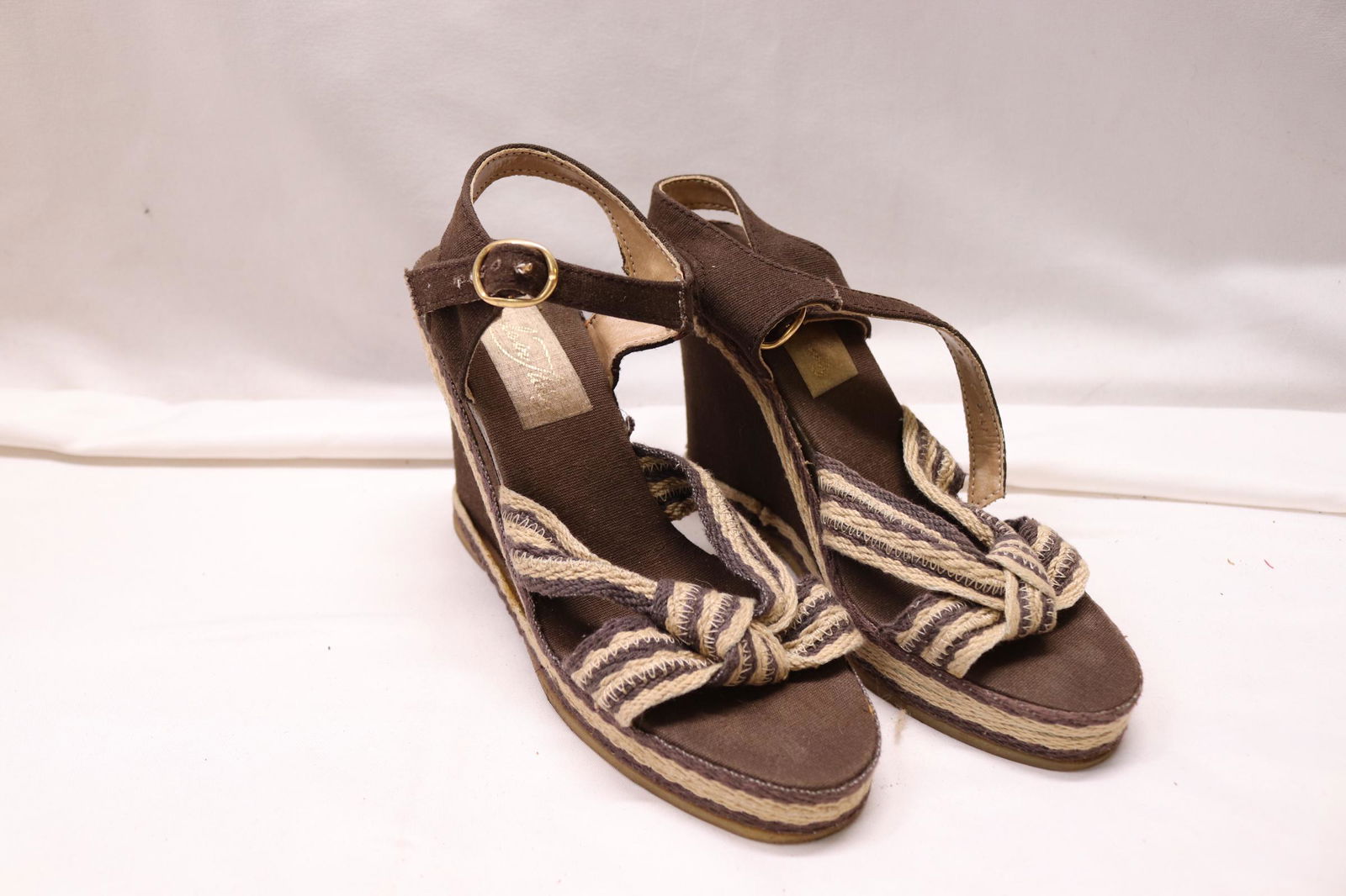 Vintage 1940's Made in Italy Platform Strappy Sandals (1 of 8)