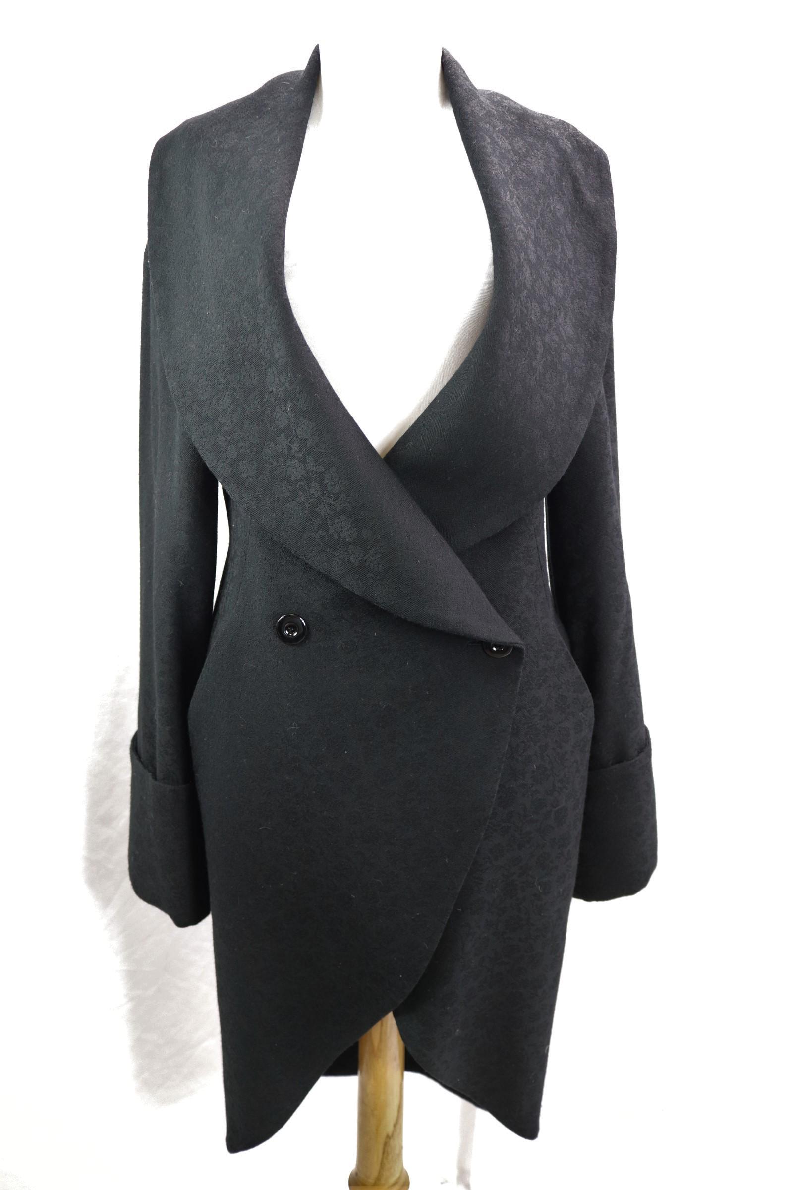 Vintage 2000's Pearce Fionda Ladies Black Wrap Style Jacket (1 of 12)