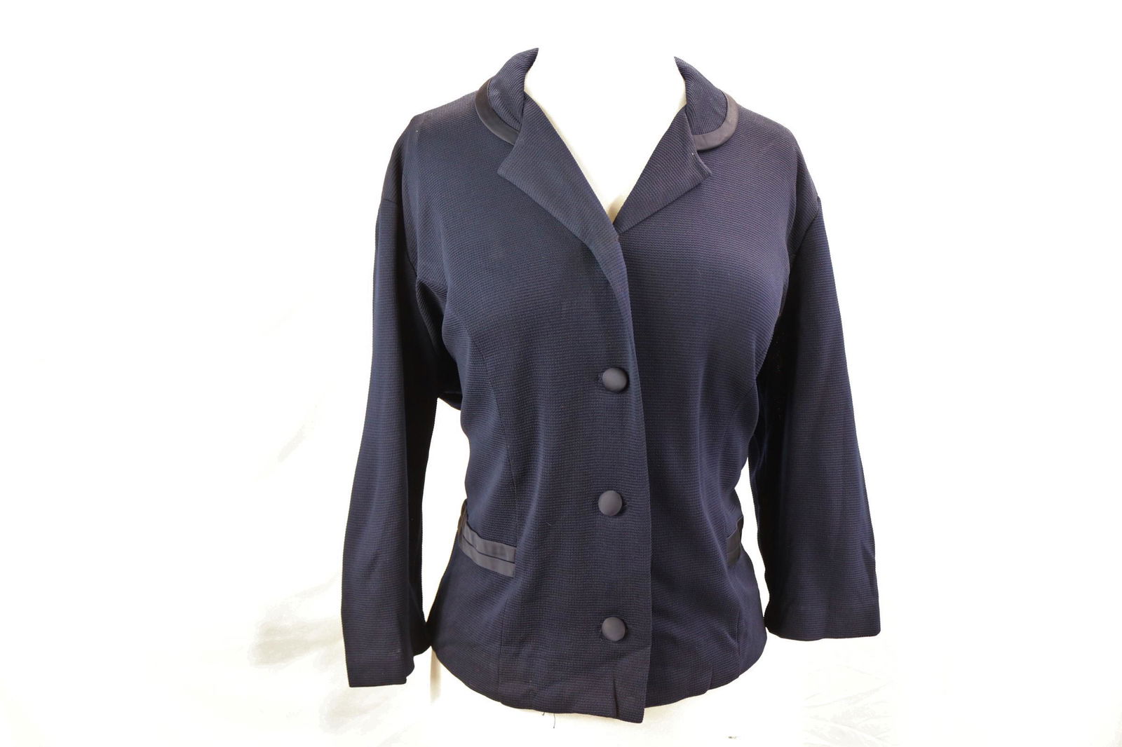 Vintage 1950/60's Berkshire Navy Blue Jacket, Old Store Stock (1 of 9)