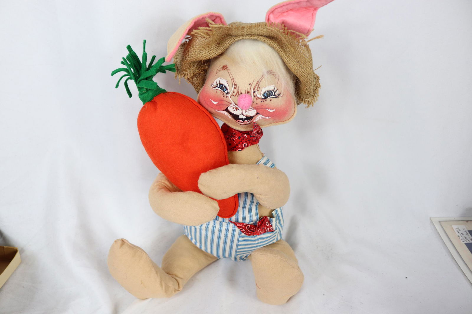 Vintage Annalee Easter Bunny with Carrot (1 of 4)