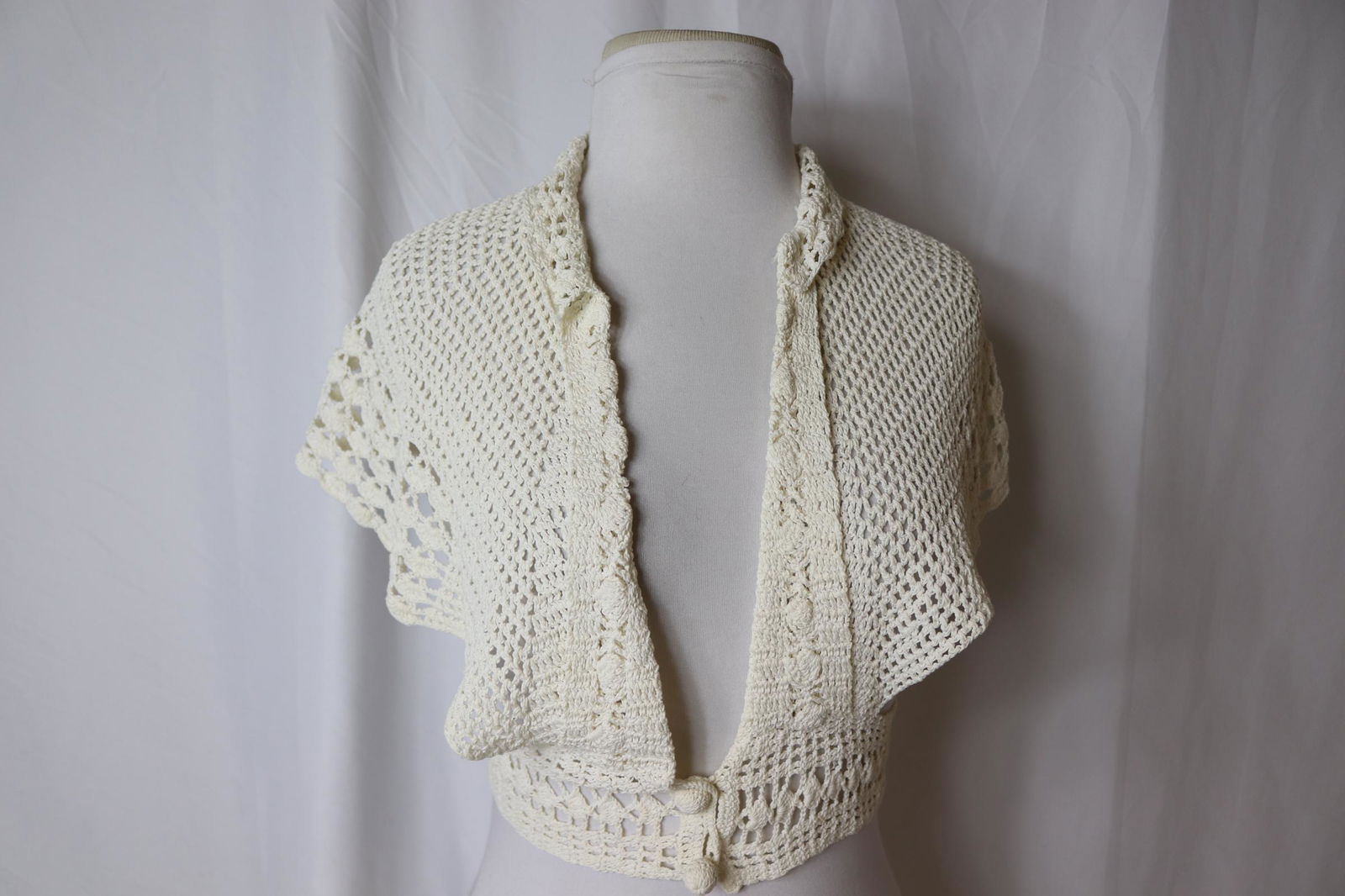 Vintage 1920/30's Hand Knit Crop Top: approx. 34/36 bust, 28 waist, good condition, see photo's