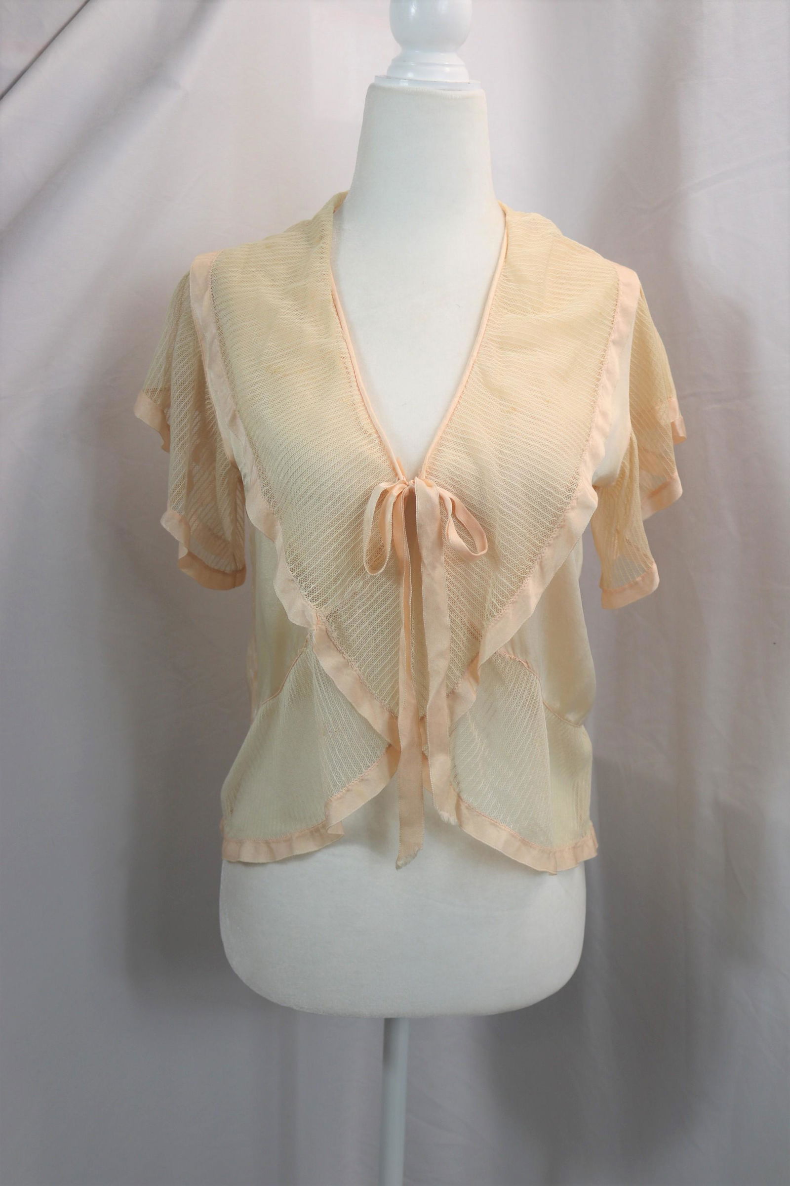 Vintage 1930's Silk Bed Jacket (1 of 10)